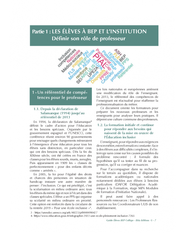 Guide pratique Enseigner à tous les élèves BEP