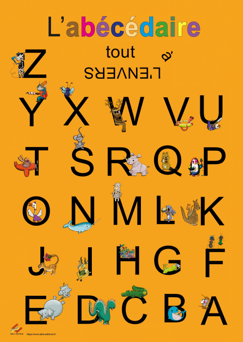 4 Heures Poster Abecedario Degli Animali Per Bambini - Illustrato, Senza Cornice